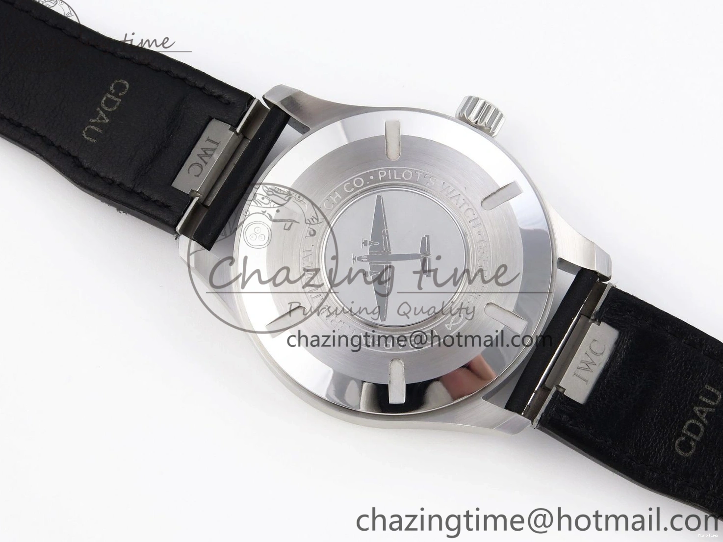 MIROTIME 0329 Pilot Mark XX IW328201 ZF 1:1 Best Edition Black Dial on Black Leather Strap A Affordable 7028